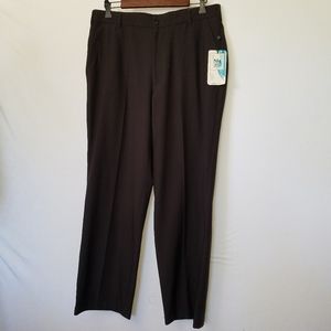 Tommy Armour Mens Size 34X30 Black Flat Front Dres